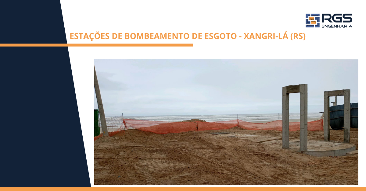 RGS EM FASE FINAL DE OBRAS NA REDE DE ESGOTO DE XANGRI-LÁ (RS)