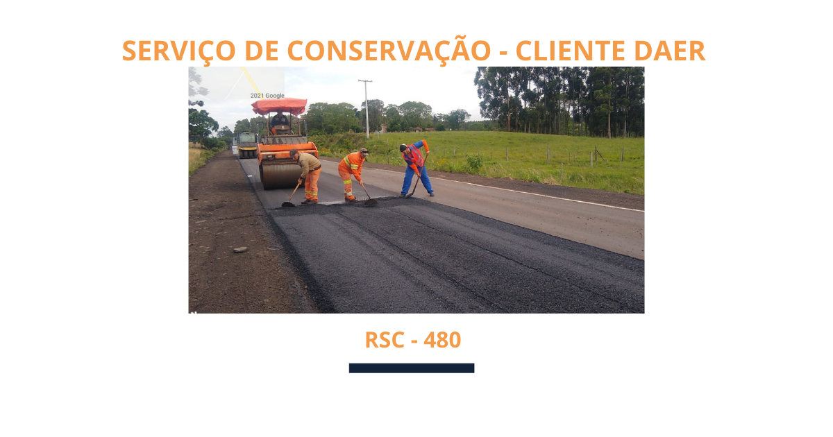 RGS REALIZA CONSERVAÇÃO DE TRECHO DA RODOVIA RSC-480
