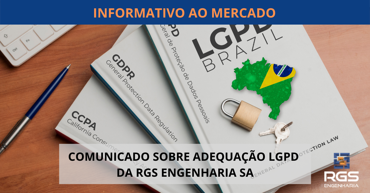 COMUNICADO AO MERCADO SOBRE ADEQUAÇÃO LGPD