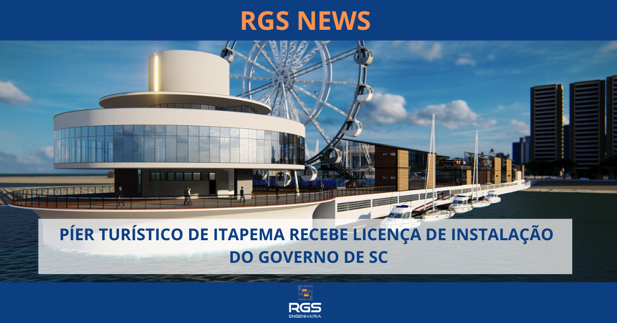 PÍER TURÍSTICO DE ITAPEMA RECEBE LICENÇA DE INSTALAÇÃO DO GOVERNO DE SC