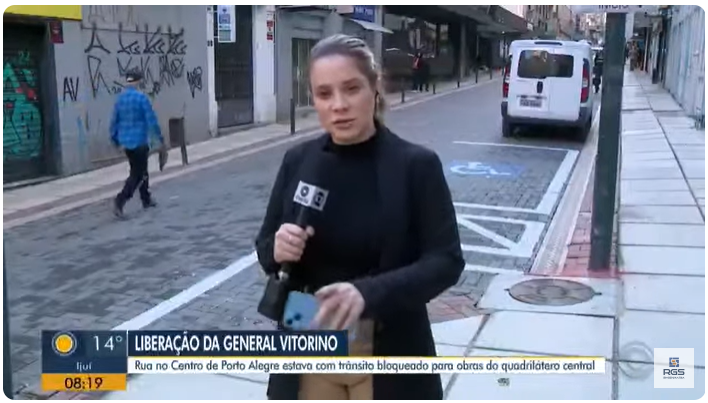 Obras do Quadrilátero Central de Porto Alegre avançam e Rua General Vitorino é liberada