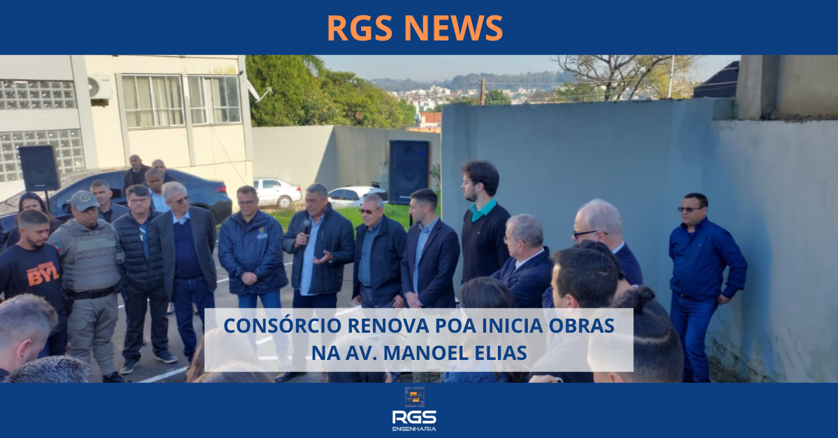 CONSÓRCIO RENOVA POA INICIA OBRAS NA AV. MANOEL ELIAS