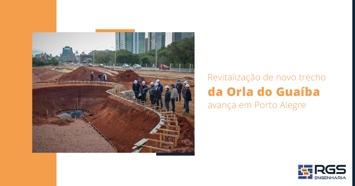 Revitalização de novo trecho da Orla do Guaíba avança em Porto Alegre
