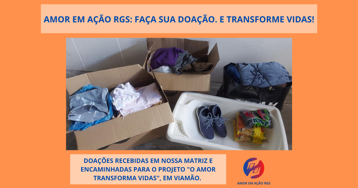 RGS DISTRIBUI DOAÇÕES PARA PROJETO DE VIAMÃO