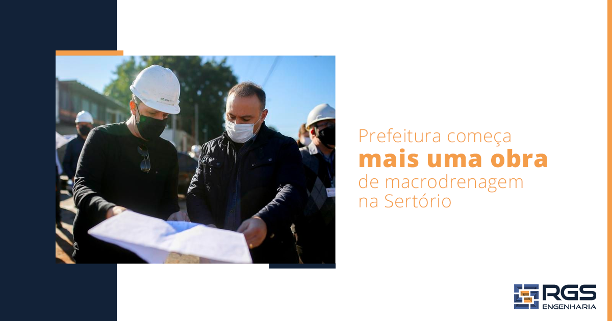 Prefeitura começa mais uma obra de macrodrenagem na Sertório